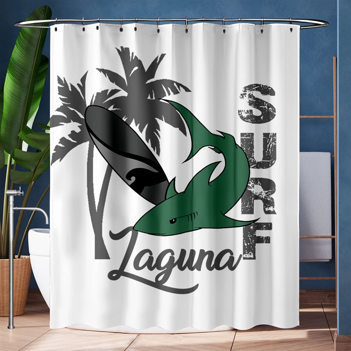 Surf - Laguna Shower Curtain 60  x 72  (Medium) 