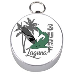 Surf - Laguna Silver Compasses by Valentinaart