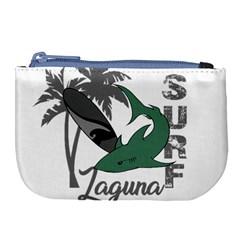 Surf - Laguna Large Coin Purse by Valentinaart