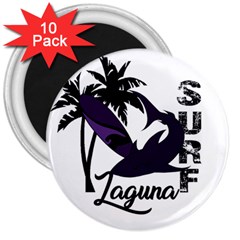 Surf - Laguna 3  Magnets (10 Pack)  by Valentinaart