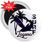 Surf - Laguna 3  Magnets (10 pack)  Front