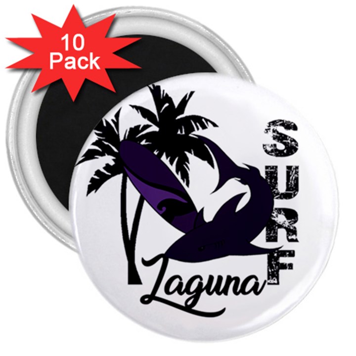 Surf - Laguna 3  Magnets (10 pack) 