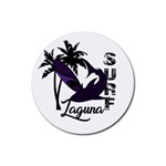 Surf - Laguna Rubber Coaster (Round)  Front