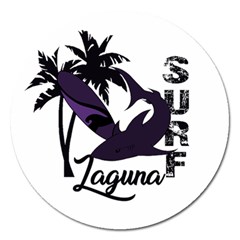 Surf - Laguna Magnet 5  (round) by Valentinaart