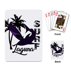 Surf - Laguna Playing Card by Valentinaart