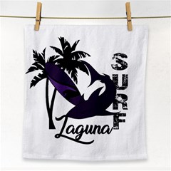 Surf - Laguna Face Towel by Valentinaart