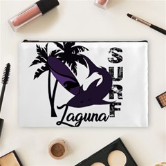 Surf - Laguna Cosmetic Bag (large)  by Valentinaart