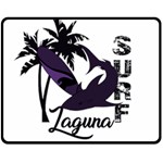 Surf - Laguna Fleece Blanket (Medium)  60 x50  Blanket Front