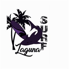 Surf - Laguna Large Garden Flag (two Sides) by Valentinaart