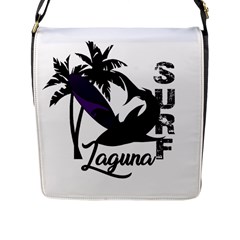 Surf - Laguna Flap Messenger Bag (l)  by Valentinaart