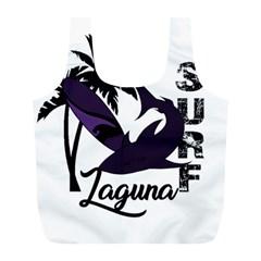 Surf - Laguna Full Print Recycle Bags (l)  by Valentinaart