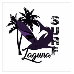 Surf - Laguna Large Satin Scarf (square) by Valentinaart