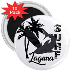 Surf - Laguna 3  Magnets (10 Pack)  by Valentinaart