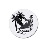 Surf - Laguna Rubber Coaster (Round)  Front