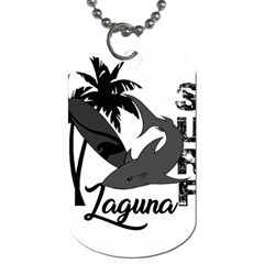 Surf - Laguna Dog Tag (one Side) by Valentinaart