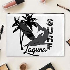 Surf - Laguna Cosmetic Bag (xl) by Valentinaart