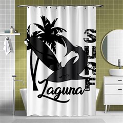 Surf - Laguna Shower Curtain 48  X 72  (small)  by Valentinaart