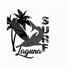 Surf - Laguna Small Garden Flag (two Sides) by Valentinaart