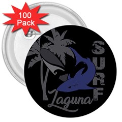 Surf - Laguna 3  Buttons (100 Pack)  by Valentinaart