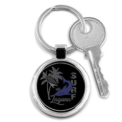 Surf - Laguna Key Chains (round)  by Valentinaart