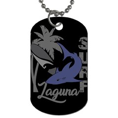 Surf - Laguna Dog Tag (two Sides) by Valentinaart