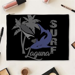 Surf - Laguna Cosmetic Bag (xl) by Valentinaart