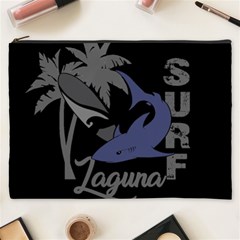 Surf - Laguna Cosmetic Bag (xxxl)  by Valentinaart