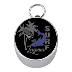 Surf - Laguna Mini Silver Compasses by Valentinaart