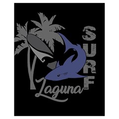 Surf - Laguna Drawstring Bag (small) by Valentinaart