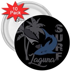 Surf - Laguna 3  Buttons (10 Pack)  by Valentinaart