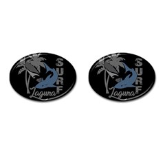 Surf - Laguna Cufflinks (oval) by Valentinaart