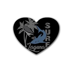 Surf - Laguna Heart Coaster (4 Pack)  by Valentinaart