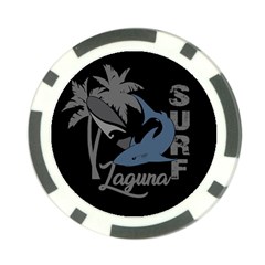 Surf - Laguna Poker Chip Card Guard by Valentinaart