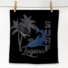 Surf - Laguna Face Towel by Valentinaart