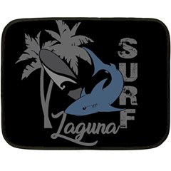 Surf - Laguna Fleece Blanket (mini) by Valentinaart