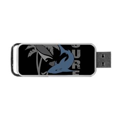 Surf - Laguna Portable Usb Flash (one Side) by Valentinaart