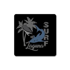 Surf - Laguna Square Magnet by Valentinaart