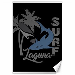 Surf - Laguna Canvas 12  X 18   by Valentinaart