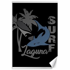 Surf - Laguna Canvas 24  X 36  by Valentinaart