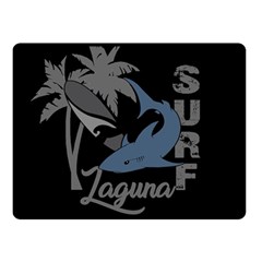 Surf - Laguna Double Sided Fleece Blanket (small)  by Valentinaart