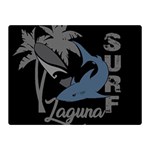 Surf - Laguna Double Sided Flano Blanket (Mini)  35 x27  Blanket Front