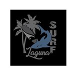 Surf - Laguna Small Satin Scarf (Square) Front