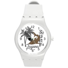 Surf - Laguna Round Plastic Sport Watch (m) by Valentinaart