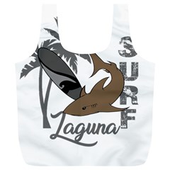 Surf - Laguna Full Print Recycle Bags (l)  by Valentinaart