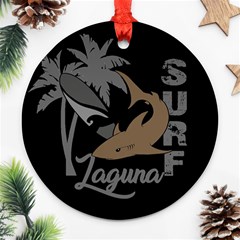 Surf - Laguna Ornament (round) by Valentinaart