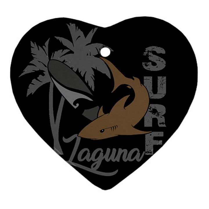 Surf - Laguna Ornament (Heart)