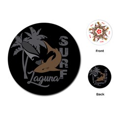 Surf - Laguna Playing Cards (round) 