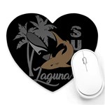 Surf - Laguna Heart Mousepads Front