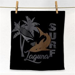 Surf - Laguna Face Towel by Valentinaart