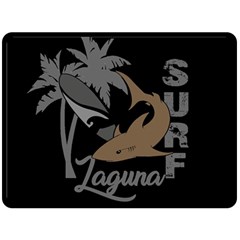 Surf - Laguna Fleece Blanket (large)  by Valentinaart